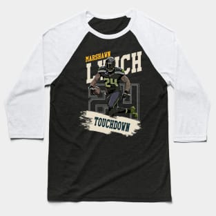 marshawn lynch touchdown Baseball T-Shirt